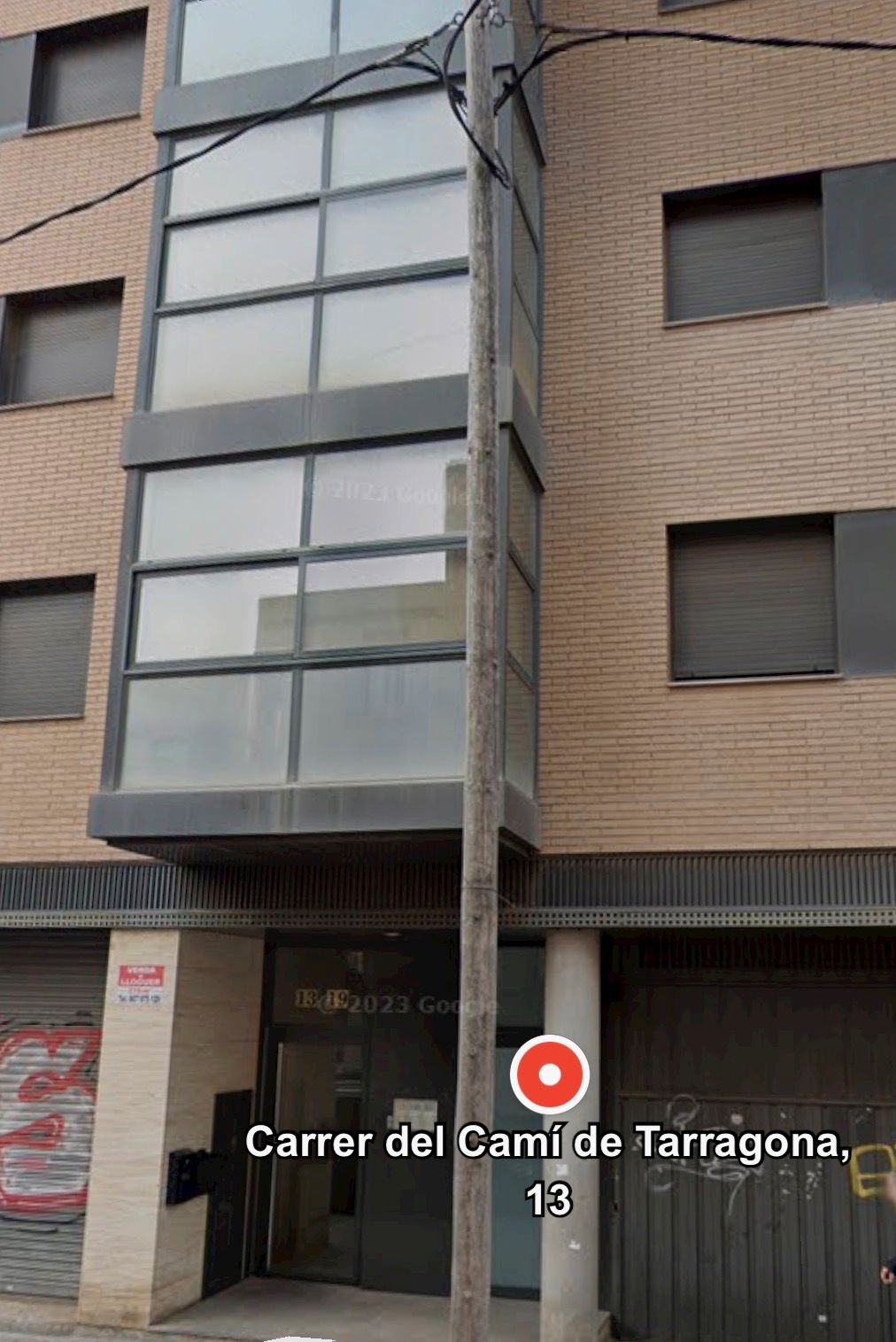 Vista exterior de Garatge de lloguer en Reus