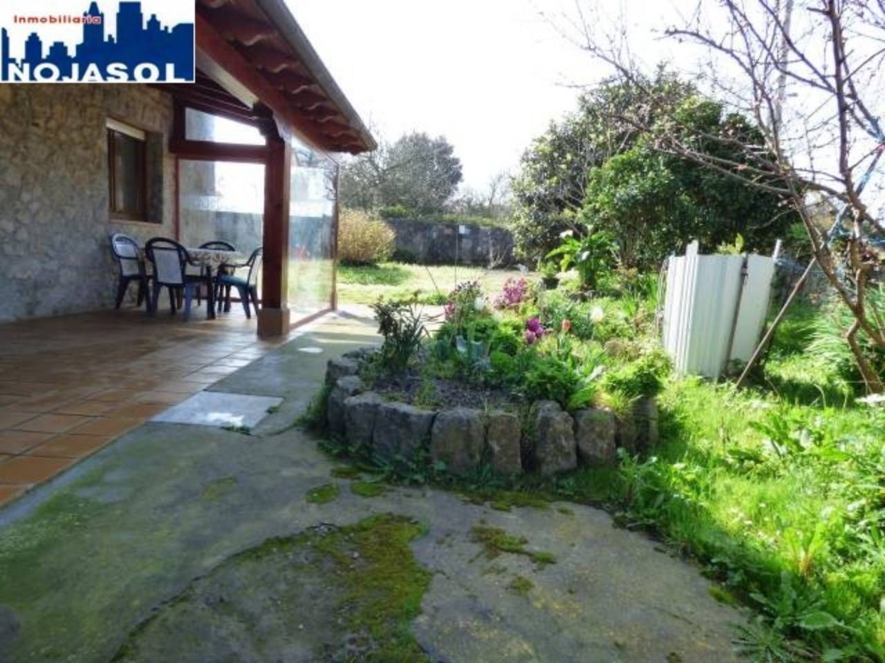 Jardí de Casa adosada de lloguer en Noja amb Calefacció, Jardí privat i Moblat