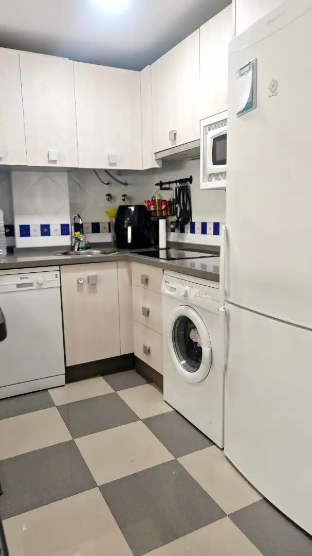 Cocina de Piso en venta en Roquetas de Mar con Aire acondicionado, Terraza y Amueblado