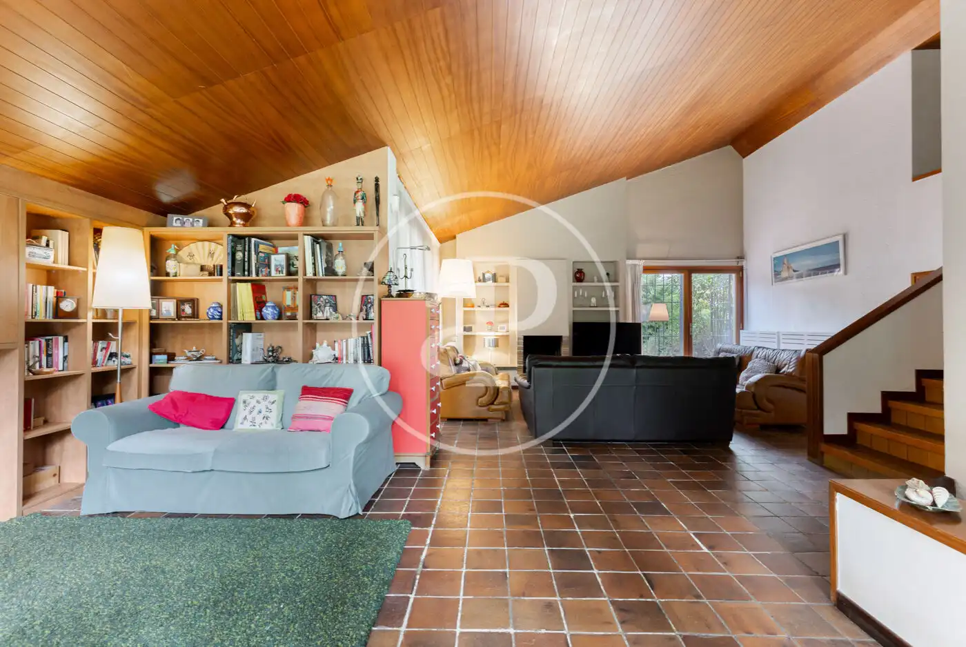 Sala de estar de Casa o chalet en venta en Cerdanyola del Vallès con Aire acondicionado, Calefacción y Jardín privado