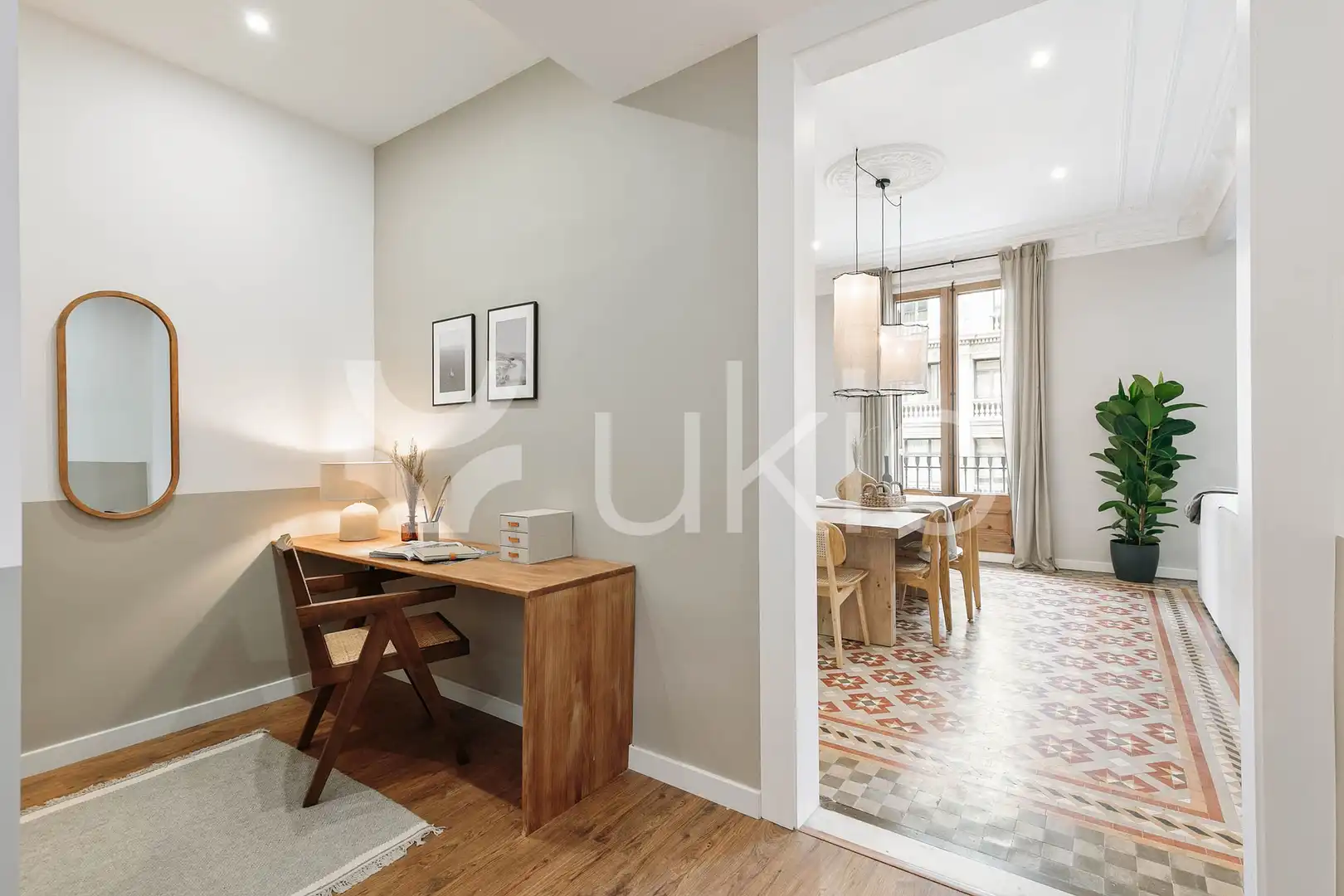 Bedroom of Apartments for rent in Barcelona  with Air Conditioner, Heating and Furnished