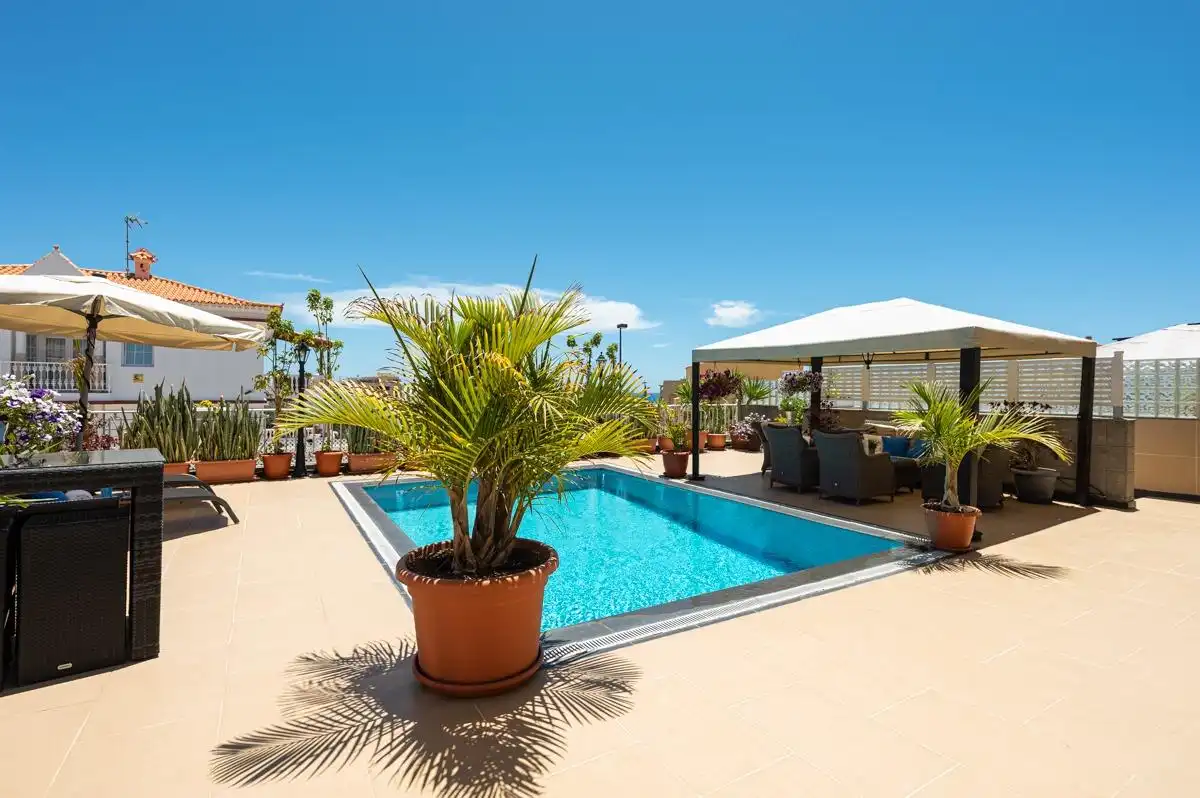 Piscina de Casa adosada en venda en Mogán amb Jardí privat, Terrassa i Piscina