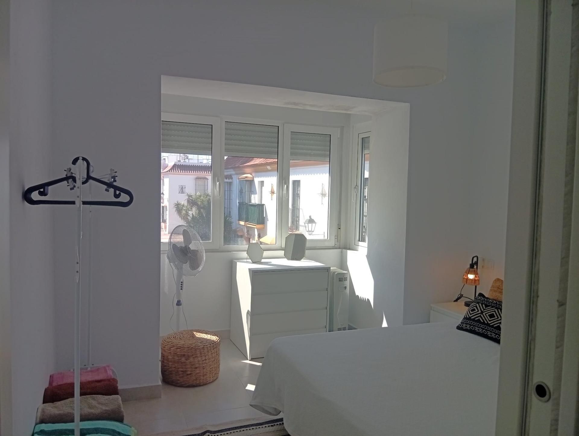 Bedroom of Flat for sale in Chipiona  with Air Conditioner and Balcony