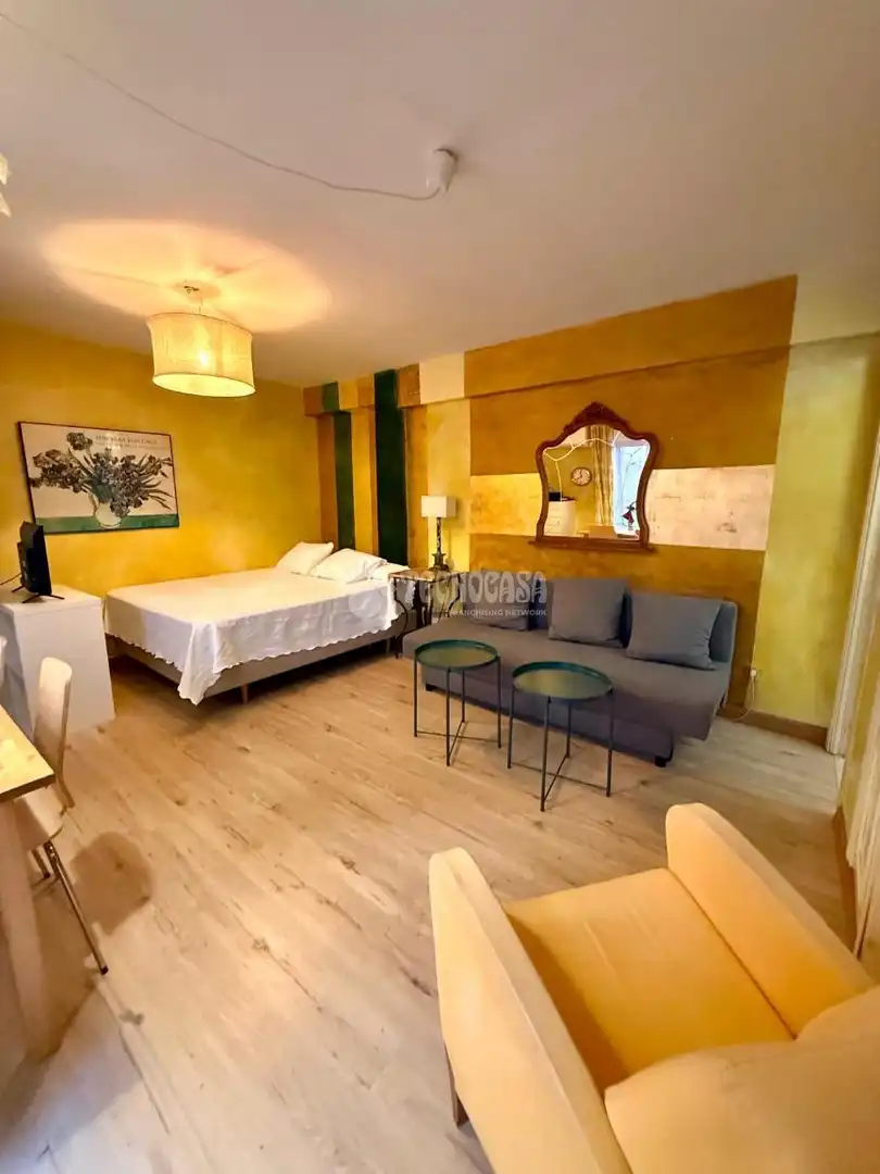 Habitación de Estudio de alquiler en Madrid con Aire acondicionado y Terraza