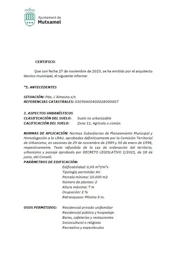 Terreno residenziale in vendita a El Volaor 23, imagen 11