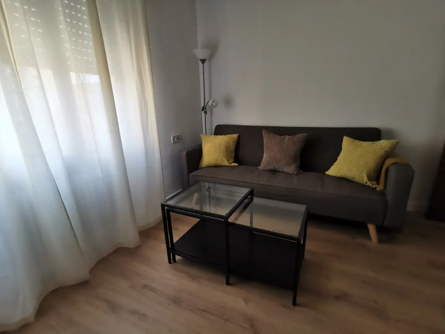 Wohnzimmer von Wohnung zur Miete in Salamanca mit Heizung, Parkett und Möbliert