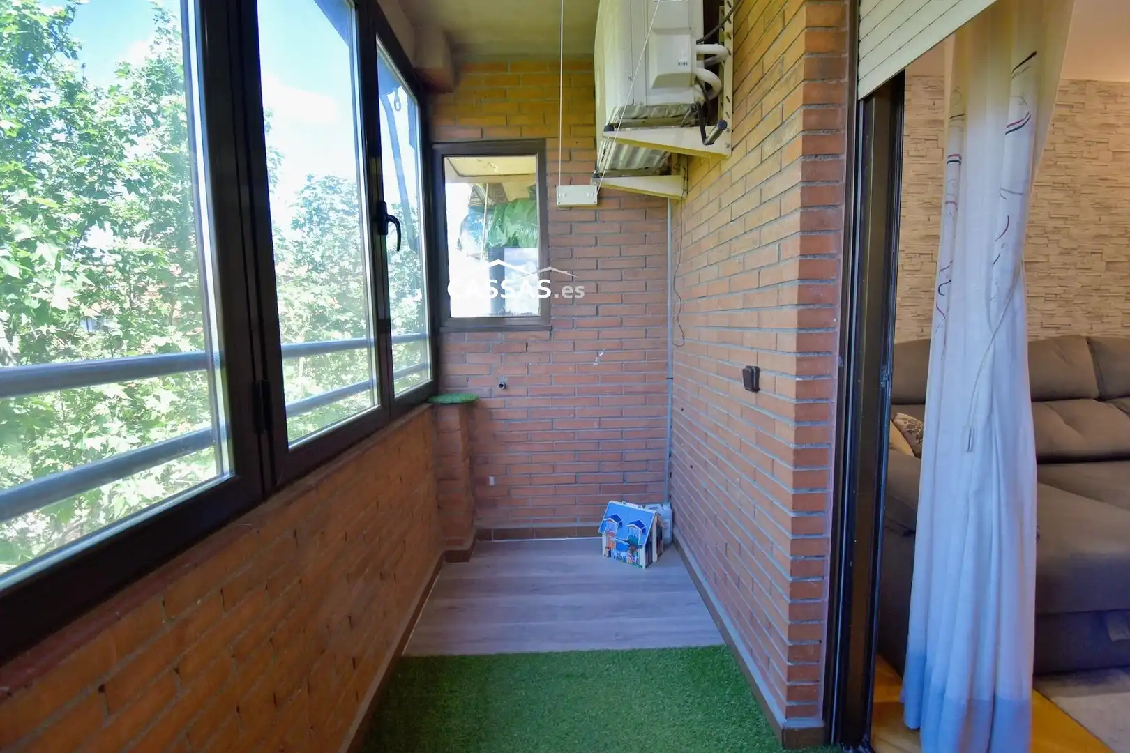 Balcony of Flat for sale in Torrejón de Ardoz  with Air Conditioner, Heating and Parquet flooring