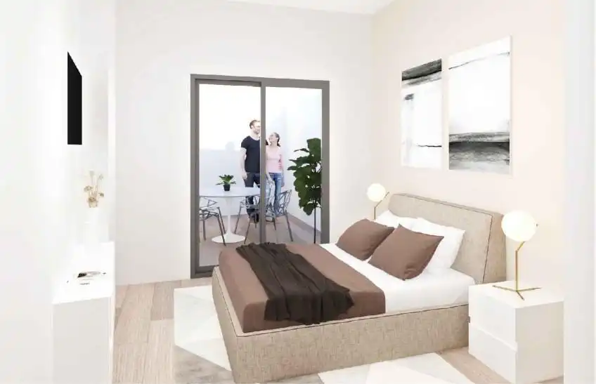 Bedroom of Apartments for sale in Murcia  with Furnished