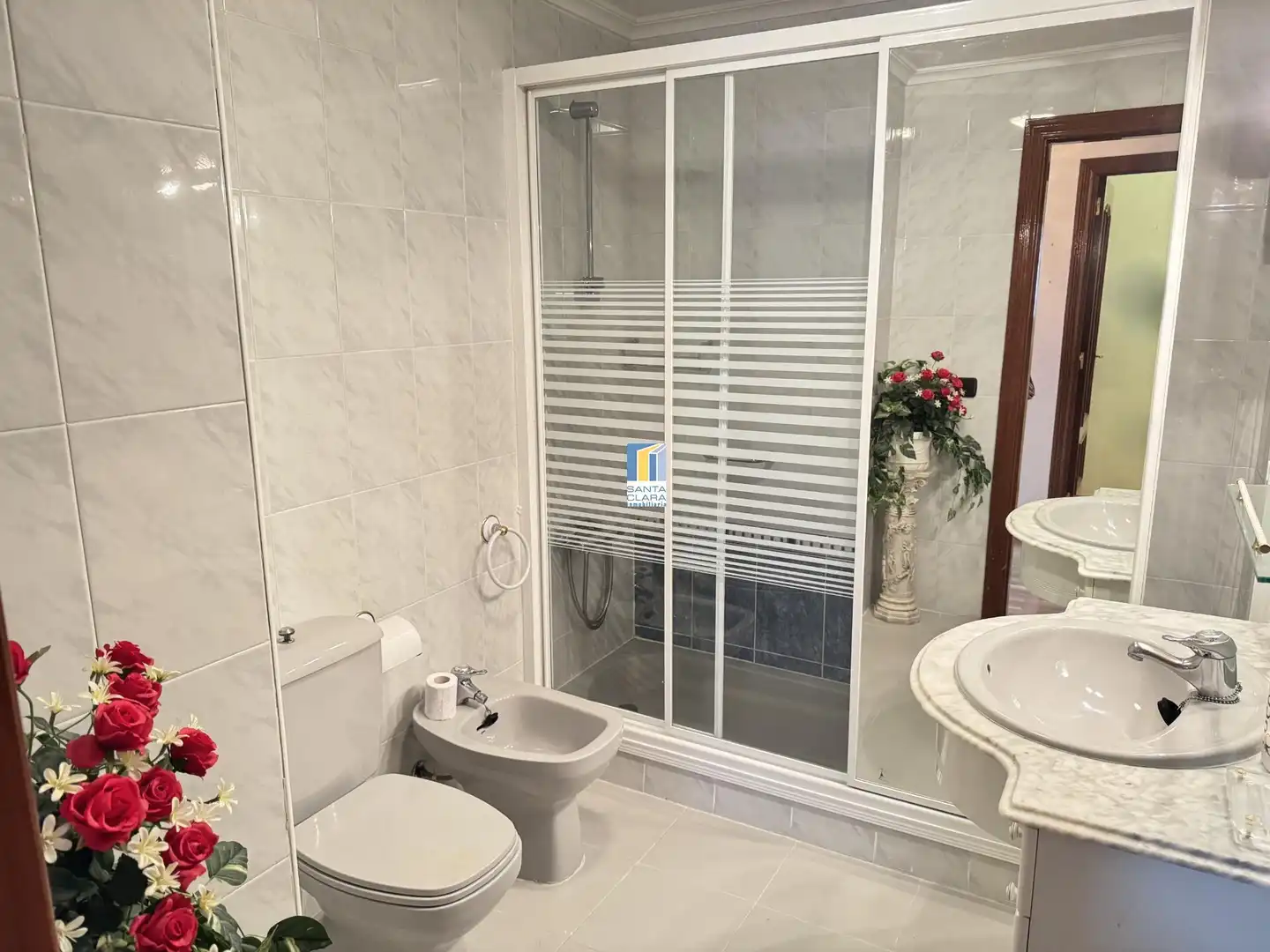 Badezimmer von Wohnung zum Verkauf in Zamora Capital  mit Parkett, Terrasse und Abstellraum