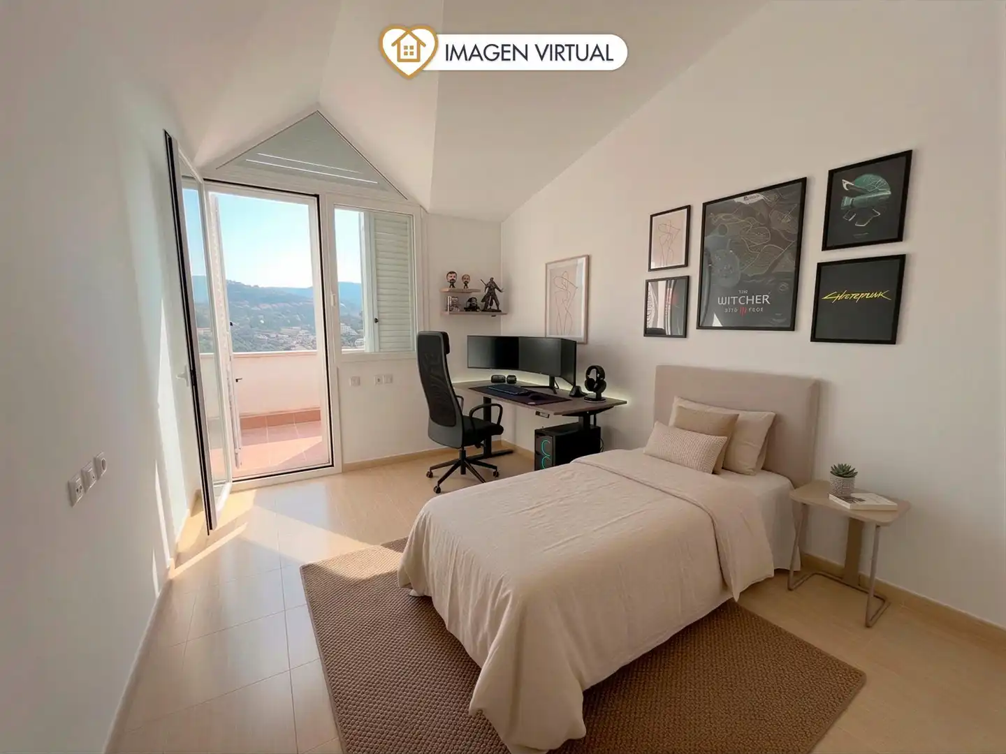 Habitación de Casa o chalet en venta en Vallirana con Aire acondicionado, Calefacción y Jardín privado