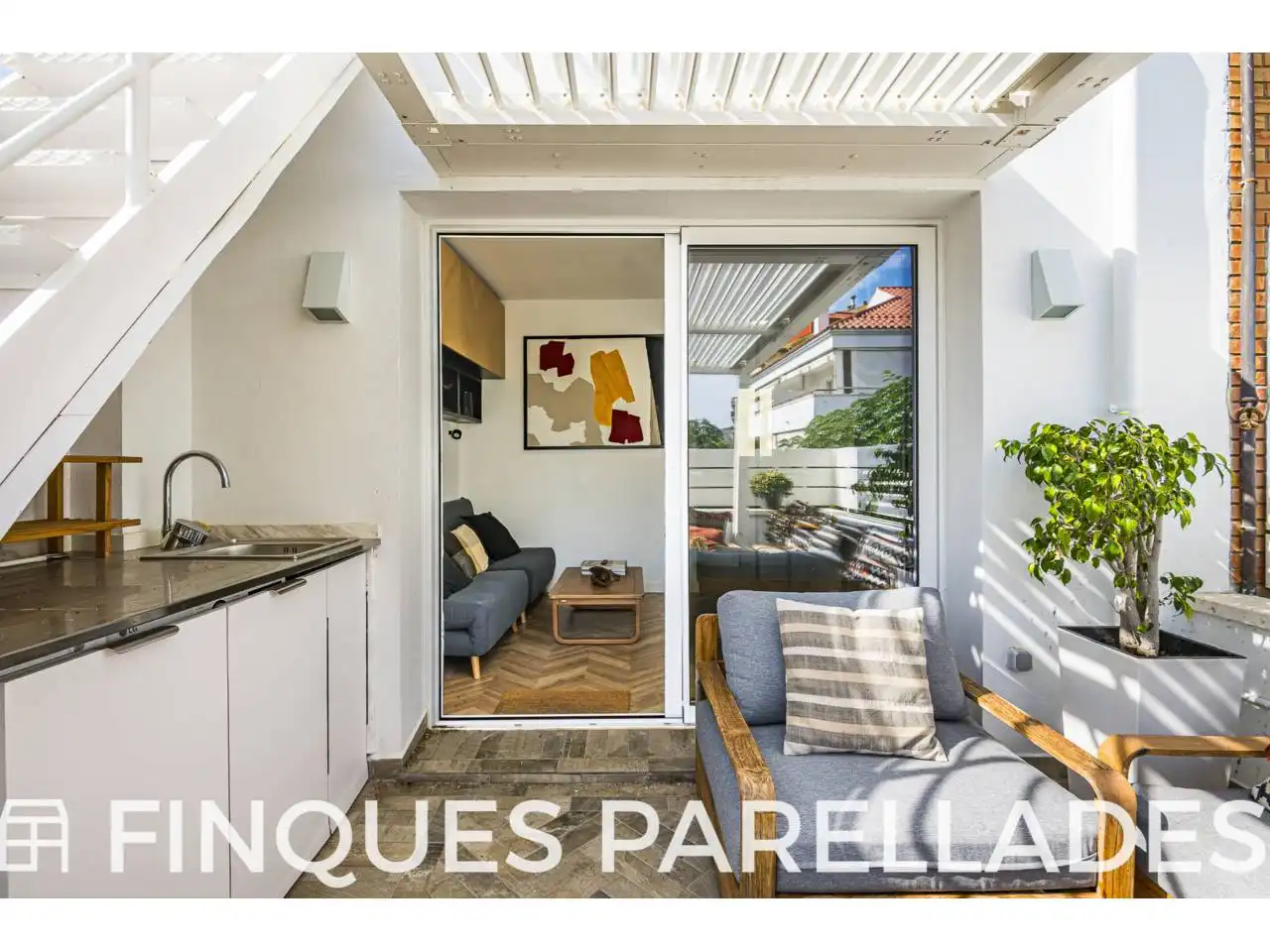 Terrassa de Àtic en venda en Sitges amb Aire condicionat, Calefacció i Parquet