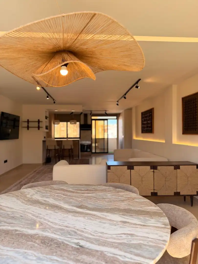 Wohnzimmer von Dachboden zur Miete in Alicante / Alacant mit Klimaanlage, Heizung und Terrasse