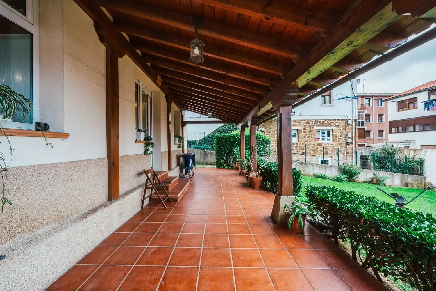 Terrasse von Country house zum Verkauf in Muskiz mit Privatgarten, Terrasse und Balkon