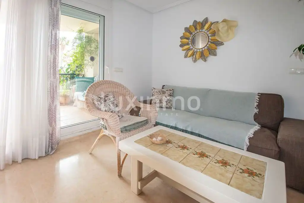 Wohnzimmer von Erdgeschoss zum Verkauf in Altea mit Klimaanlage, Privatgarten und Terrasse