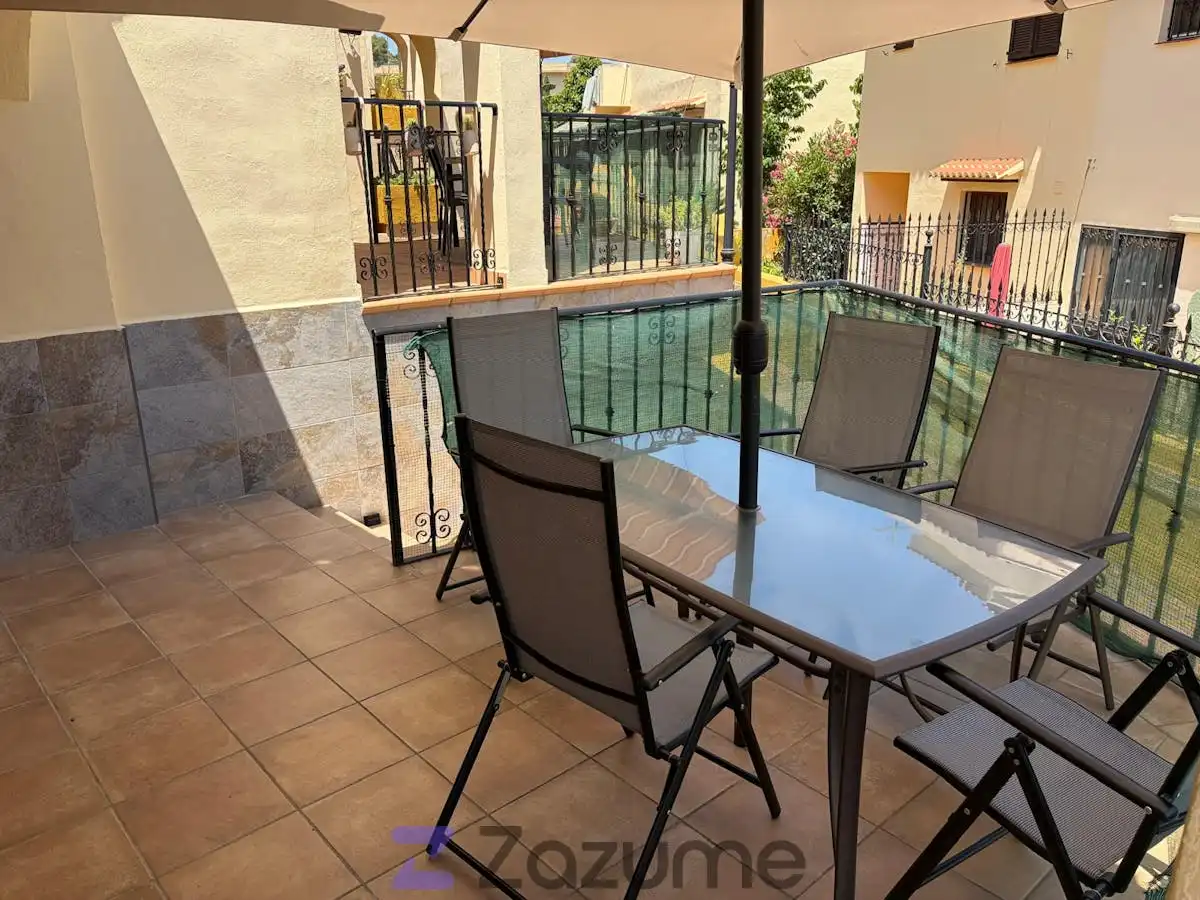 Terrace of Detached homes for rent in Sueca  with Air Conditioner, Terrace and Swimming Pool