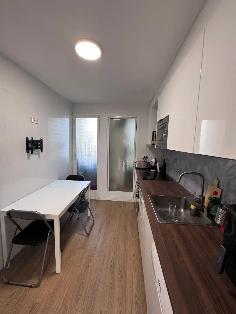 Cocina de Piso en venta en Badalona con Aire acondicionado, Parquet y Balcón