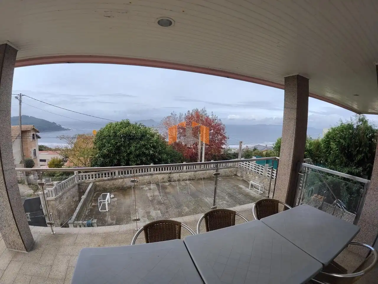 Terraza de Casa o chalet en venta en Nigrán con Calefacción, Jardín privado y Parquet