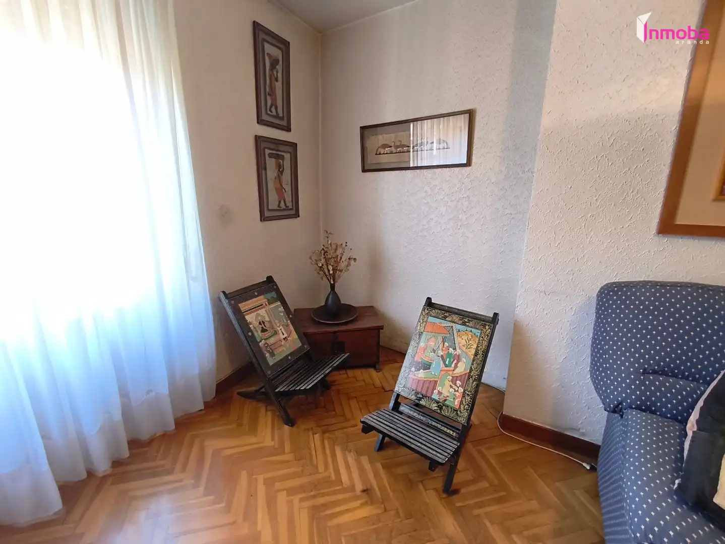 Wohnzimmer von Wohnung zum Verkauf in Aranda de Duero mit Heizung, Parkett und Balkon