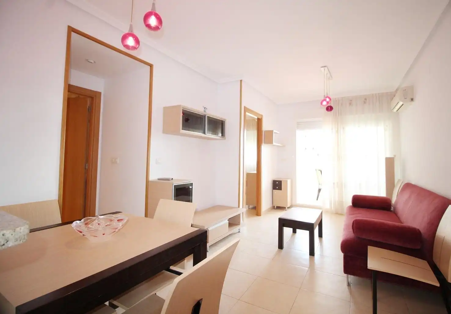 Sala de estar de Apartamento en venta en Oropesa del Mar / Orpesa con Aire acondicionado, Jardín privado y Terraza