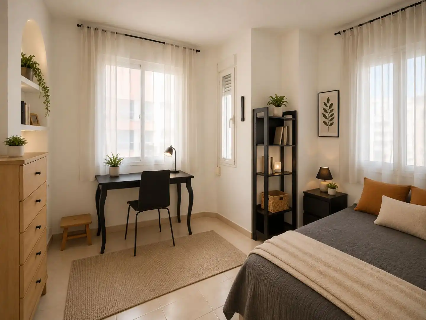 Habitación de Piso en venta en Málaga Capital con Aire acondicionado, Terraza y Balcón