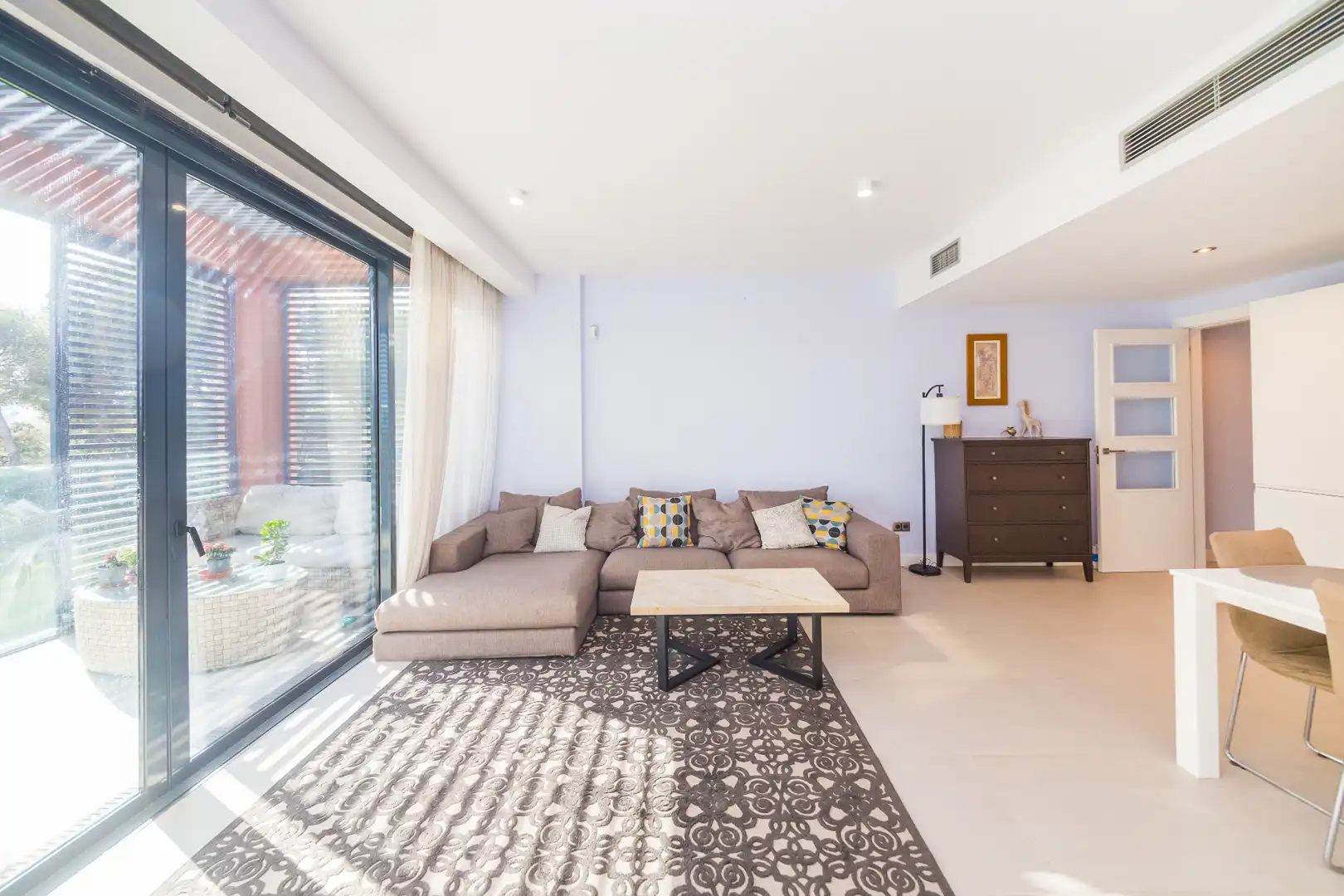 Living room of Flat for sale in Castell d'Aro, Platja d'Aro i s'Agaró  with Air Conditioner, Heating and Terrace