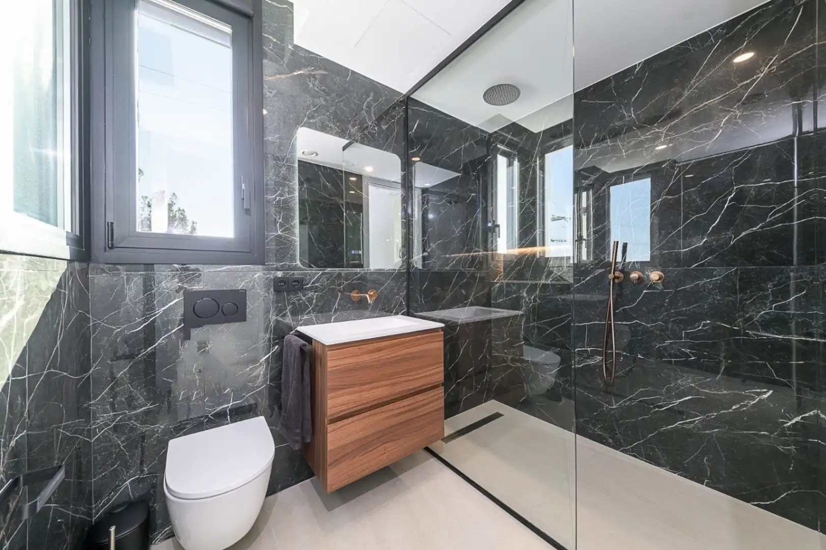 Baño de Casa o chalet en venta en Benissa con Aire acondicionado, Amueblado y Alarma