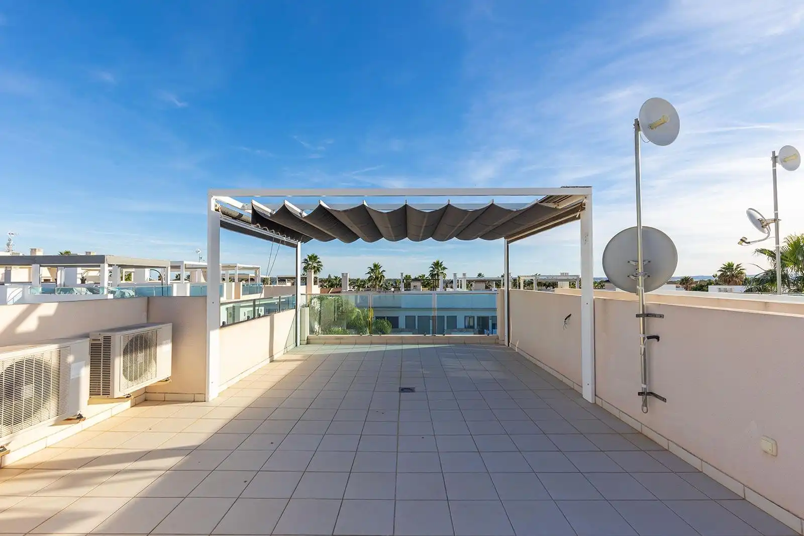 Terrace of Duplexes for sale in Rojales  with Air Conditioner, Heating and Private garden