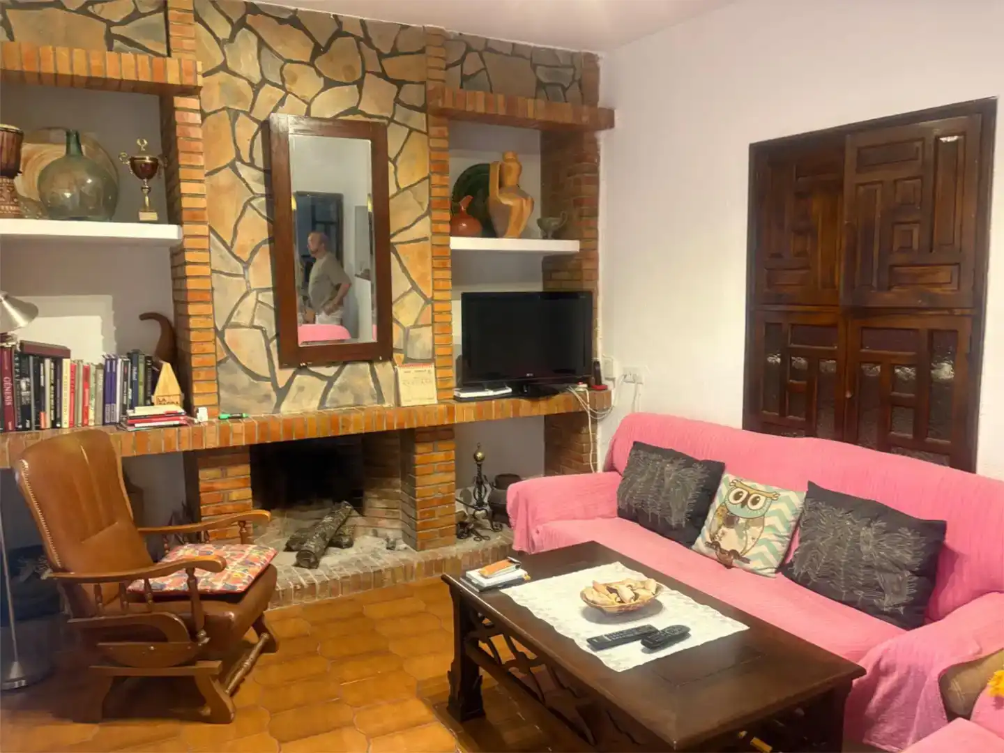 Sala de estar de Piso en venta en Talarrubias con Aire acondicionado y Amueblado