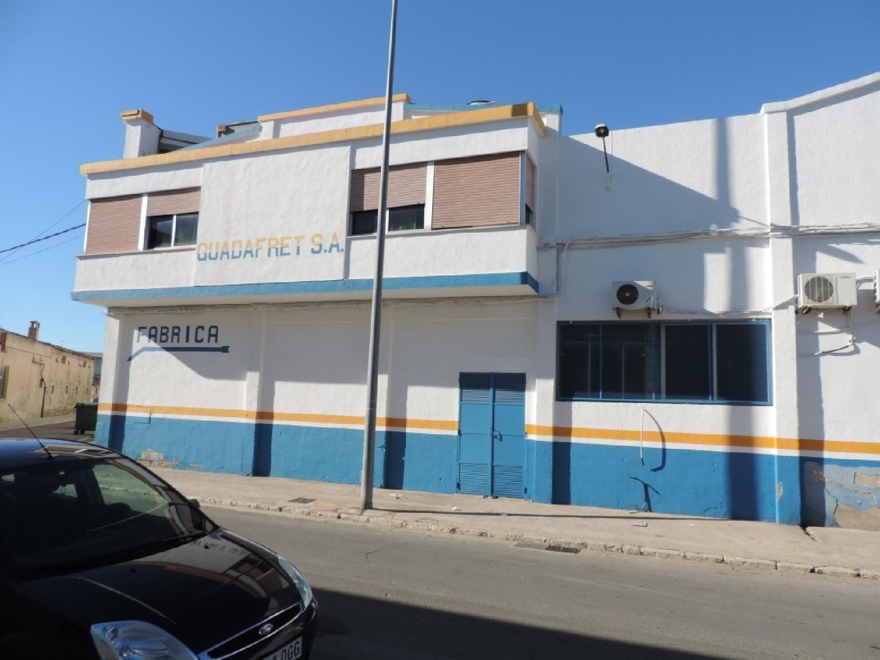 Vista exterior de Nau industrial en venda en Guadassuar