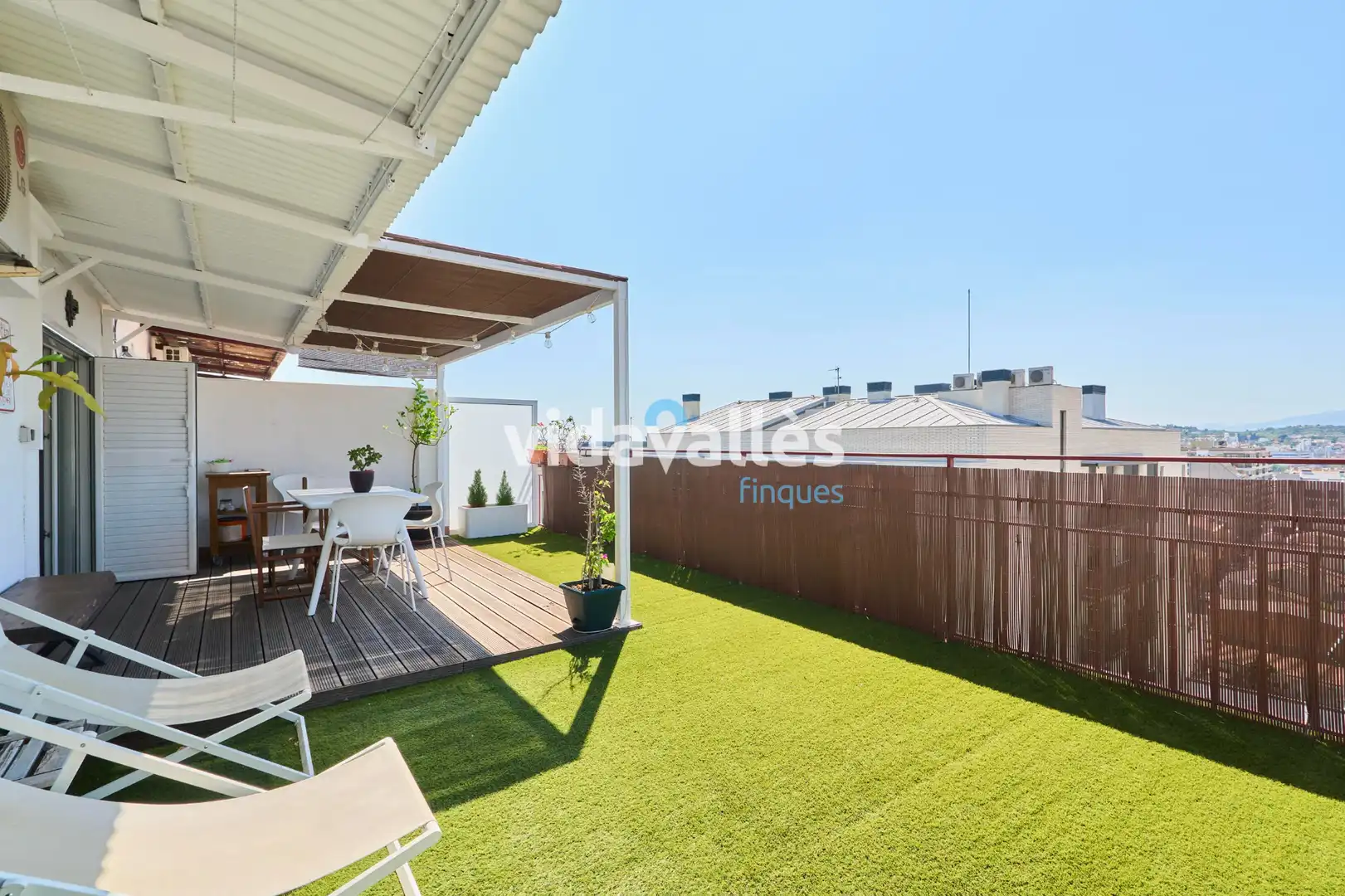 Terrace of Attic for sale in Granollers  with Air Conditioner, Heating and Parquet flooring
