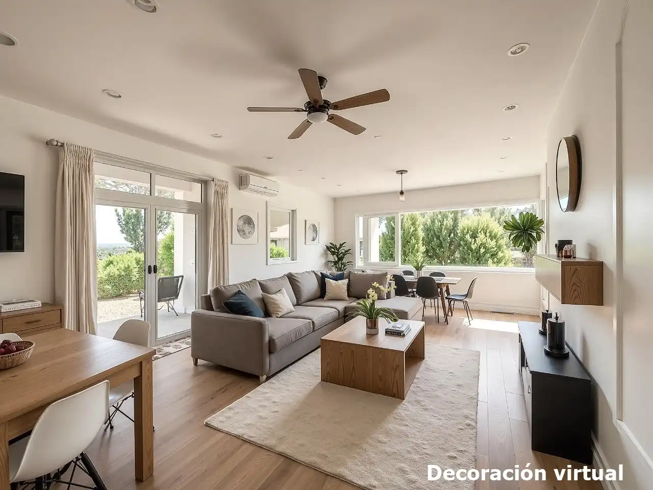 Sala d'estar de Casa o xalet en venda en Alhaurín de la Torre amb Aire condicionat, Calefacció i Jardí privat