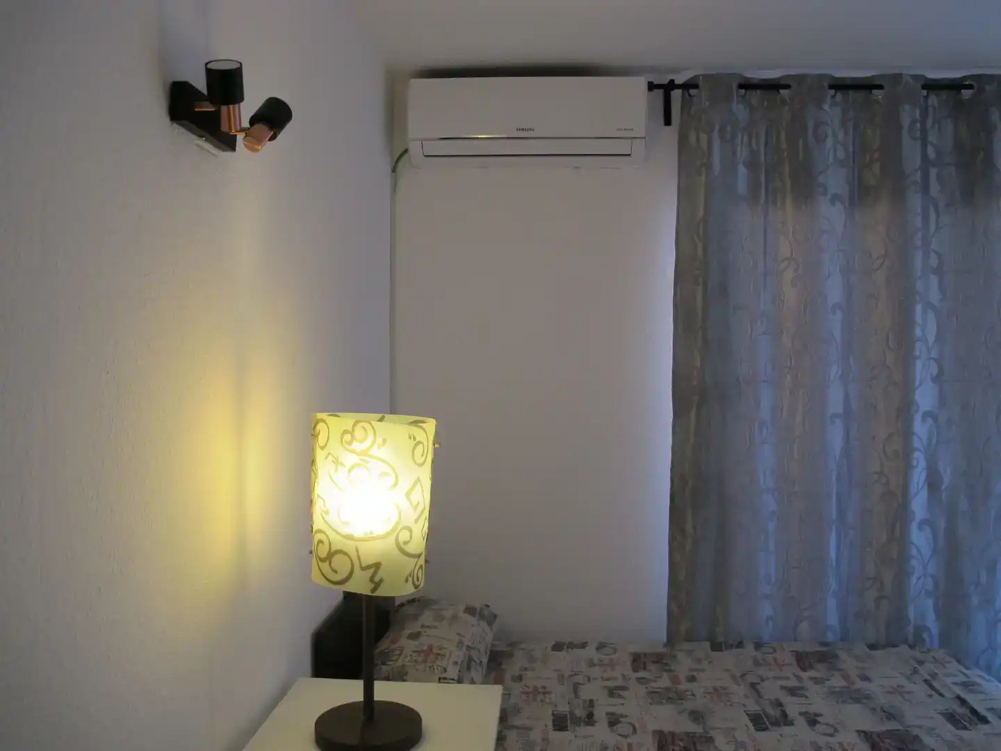 Schlafzimmer von Wohnung zur Miete in Sant Josep de sa Talaia mit Klimaanlage, Möbliert und Balkon