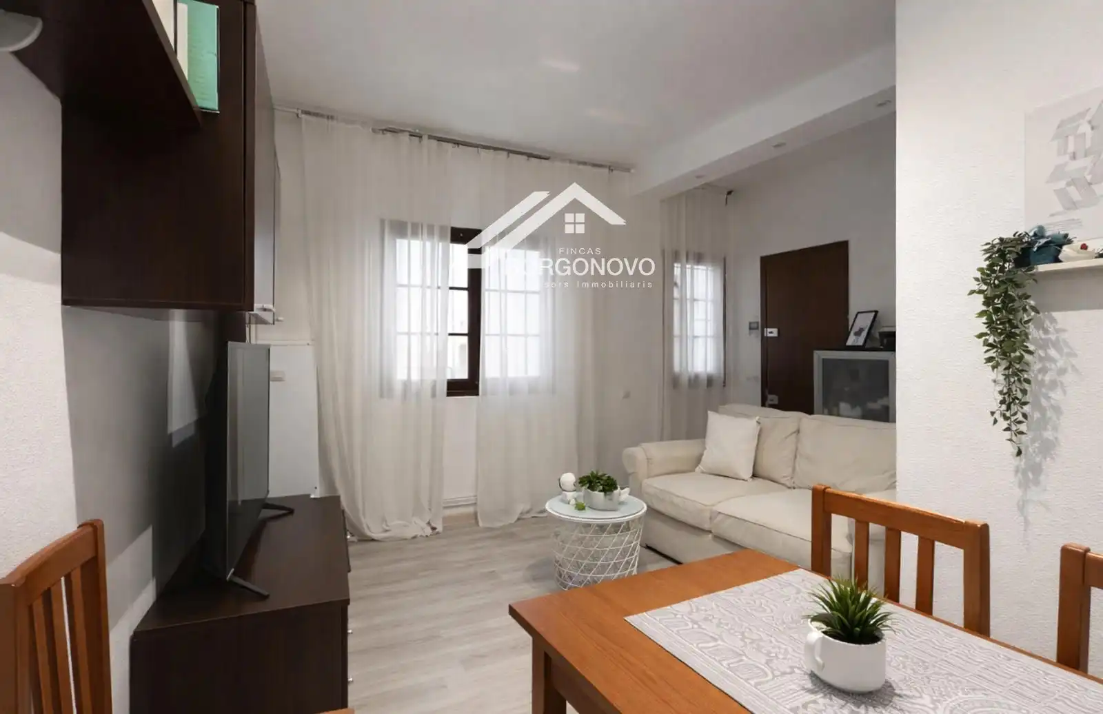 Living room of Flat for sale in  Barcelona Capital  with Air Conditioner and Heating