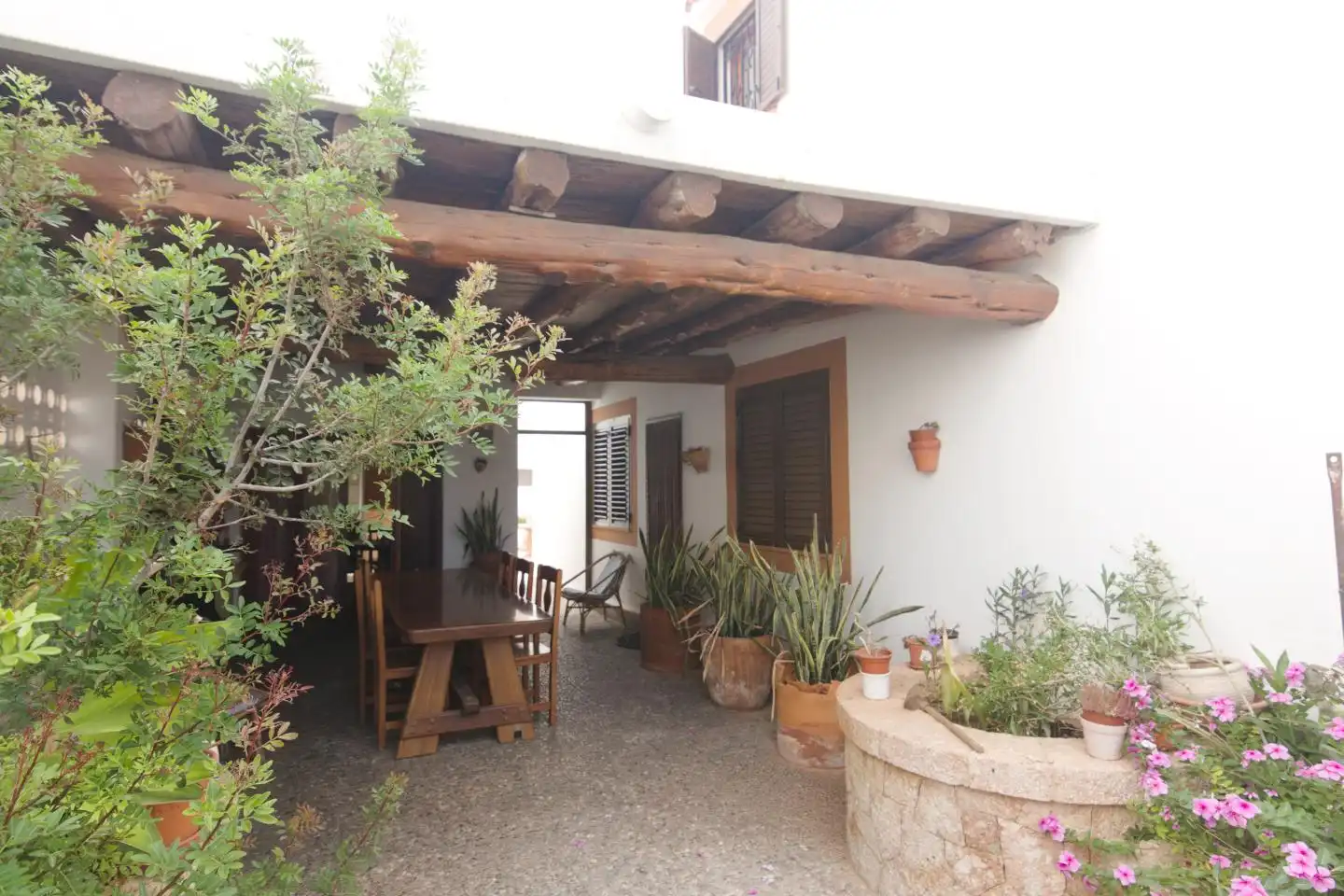 Terrace of Houses for sale in Santa Eulària des Riu  with Private garden, Terrace and Swimming Pool