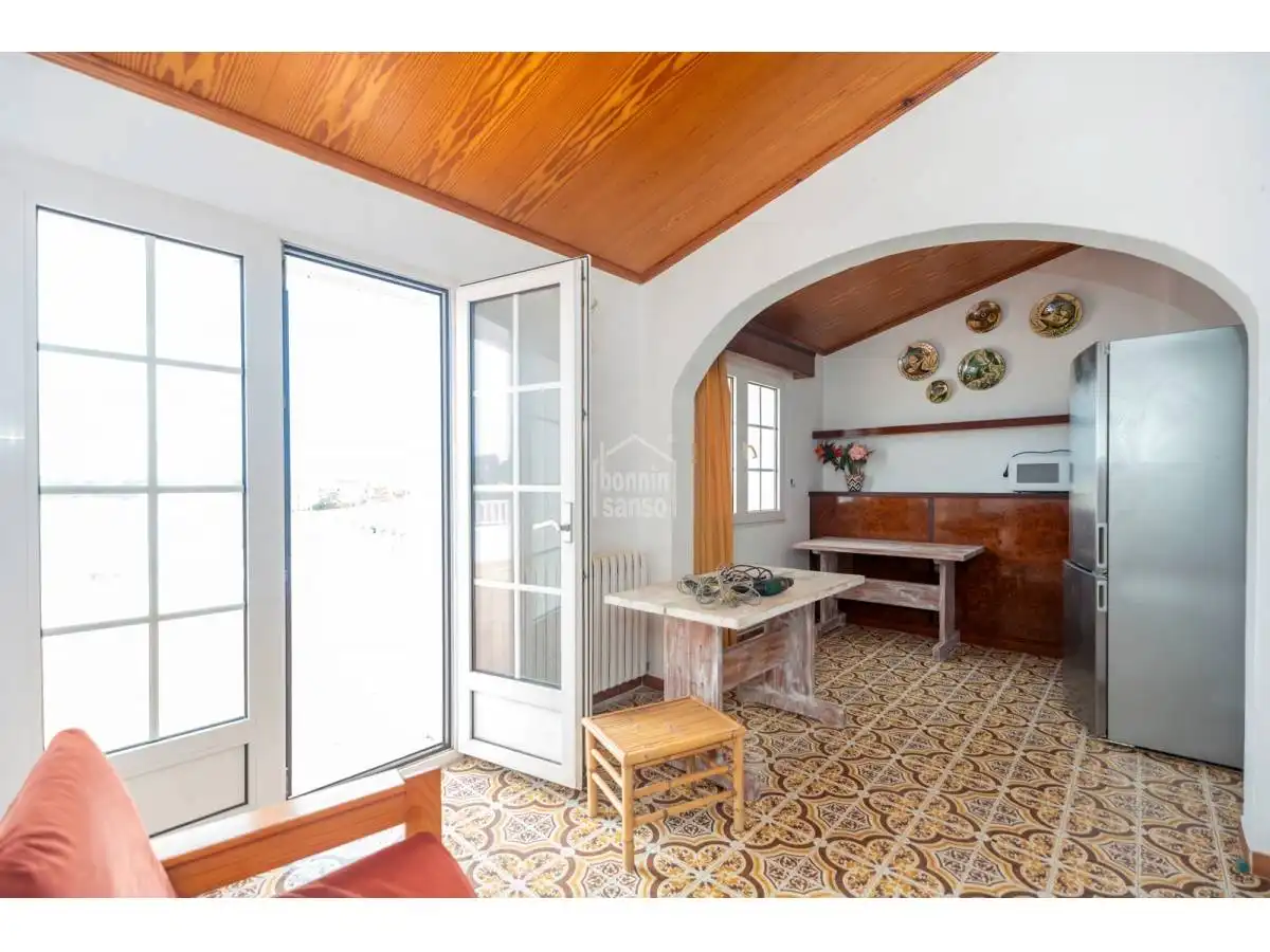 Kitchen of Apartments for sale in Es Castell  with Terrace and Furnished