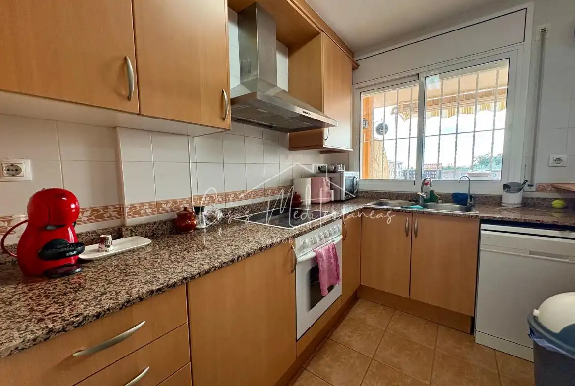 Cocina de Casa adosada en venta en Mont-roig del Camp con Aire acondicionado, Calefacción y Terraza
