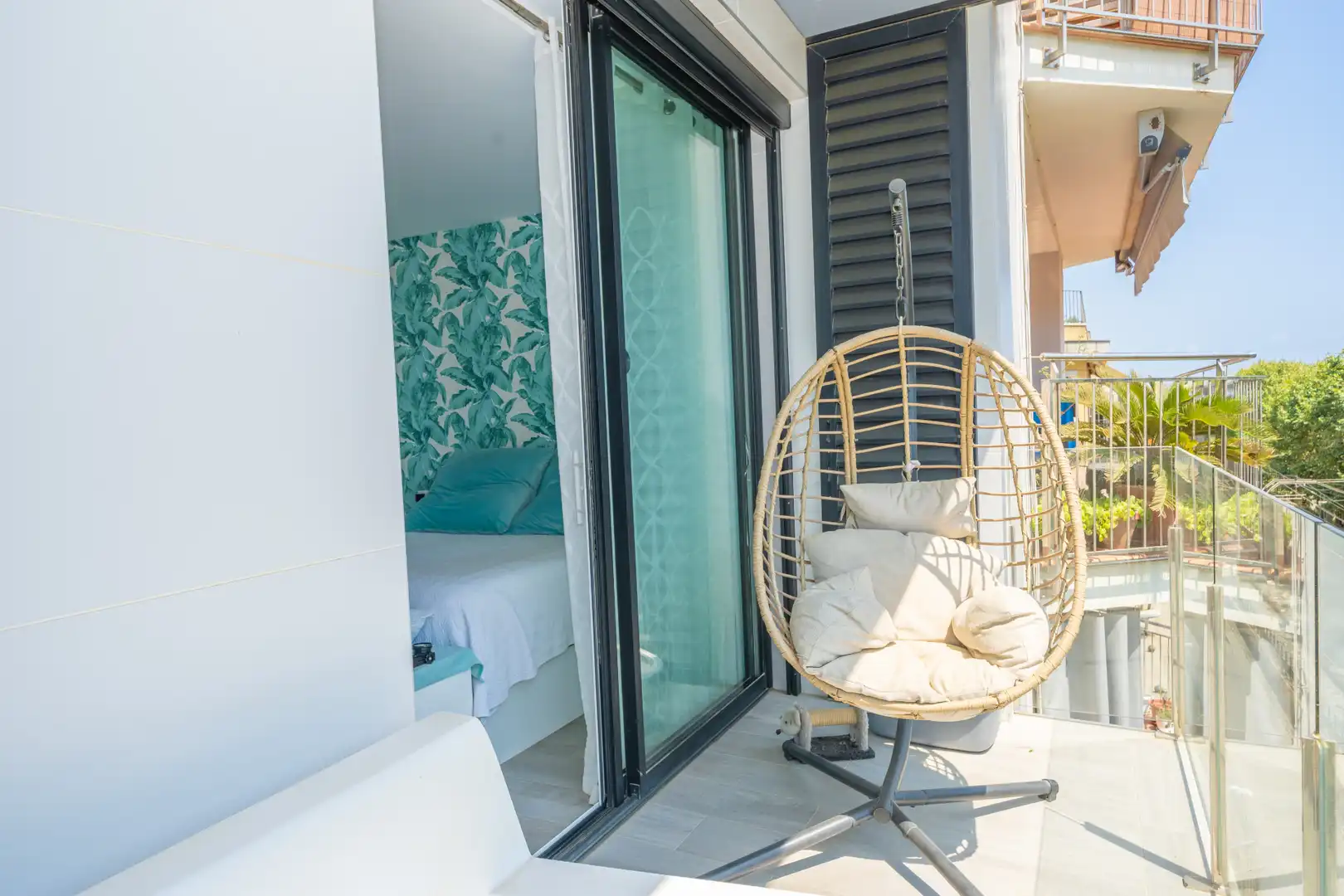 Terrasse von Dachboden zum Verkauf in Calella mit Klimaanlage, Terrasse und Schwimmbad