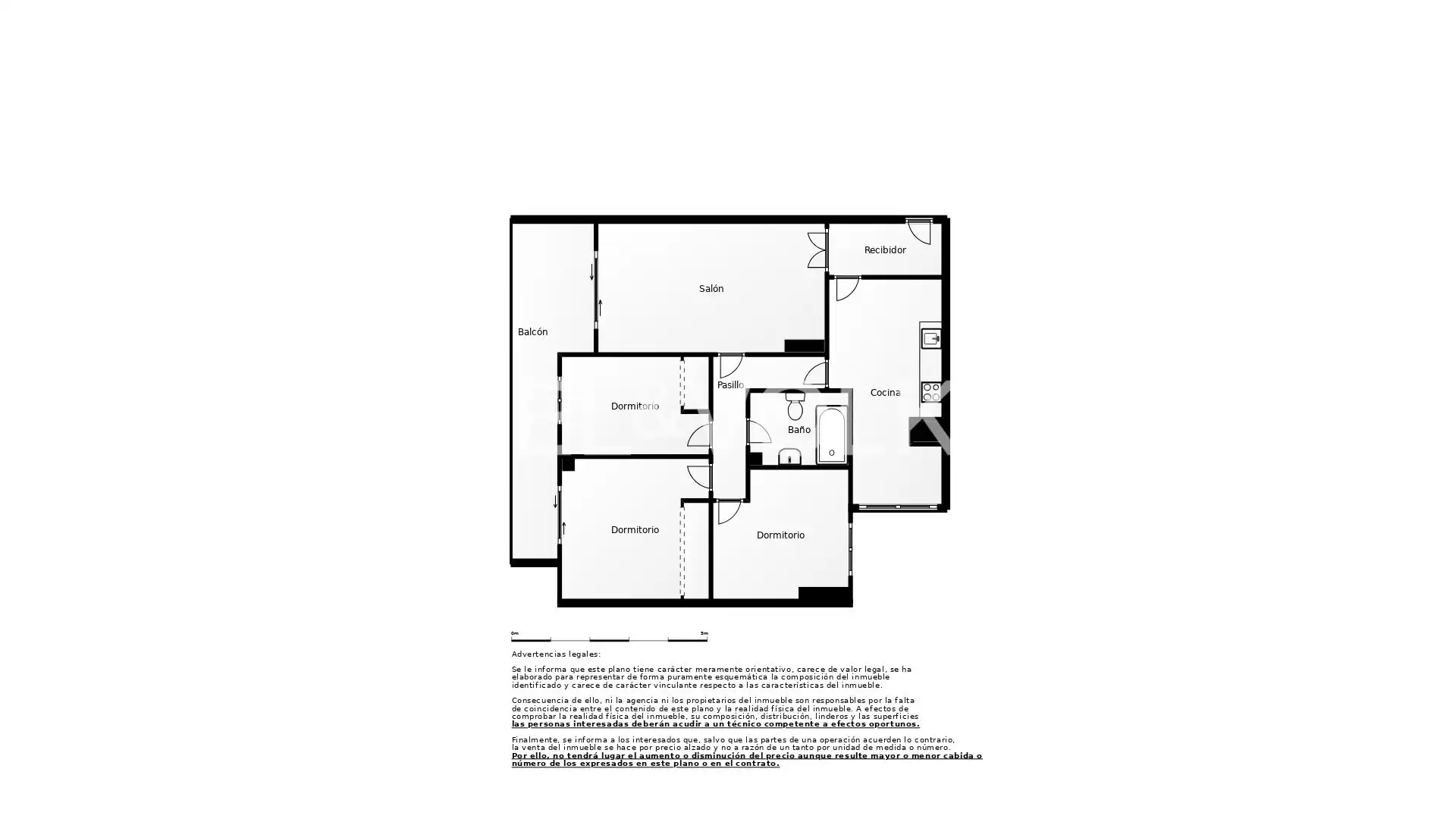 Wohnung zum Verkauf in Móstoles mit Klimaanlage, Heizung und Terrasse