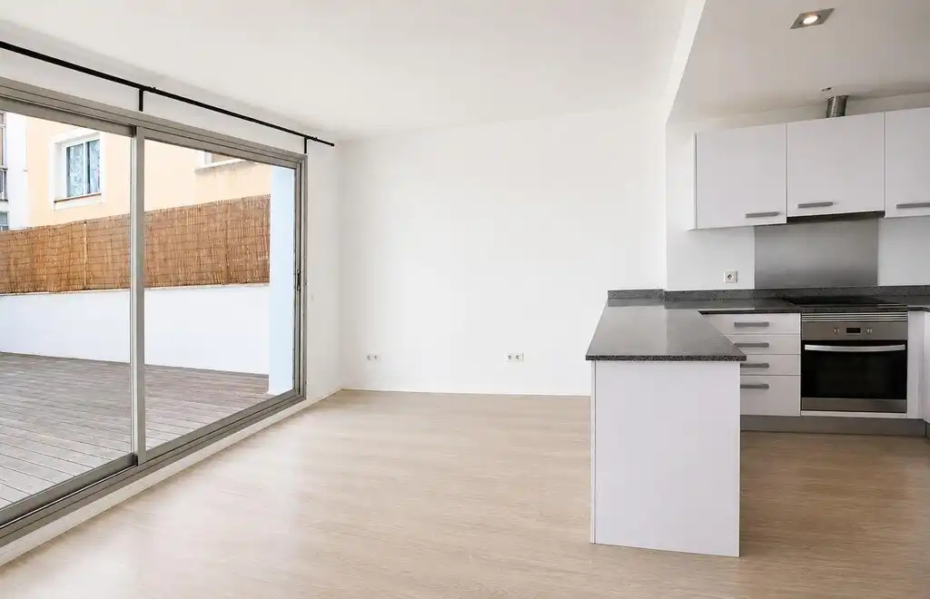 Kitchen of Apartments for rent in  Palma de Mallorca  with Air Conditioner, Parquet flooring and Terrace