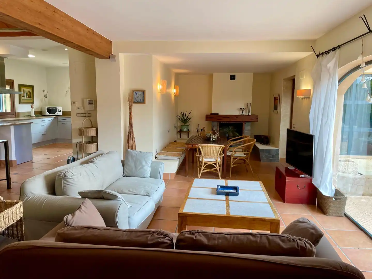Living room of Houses for rent in Castalla  with Heating, Private garden and Terrace
