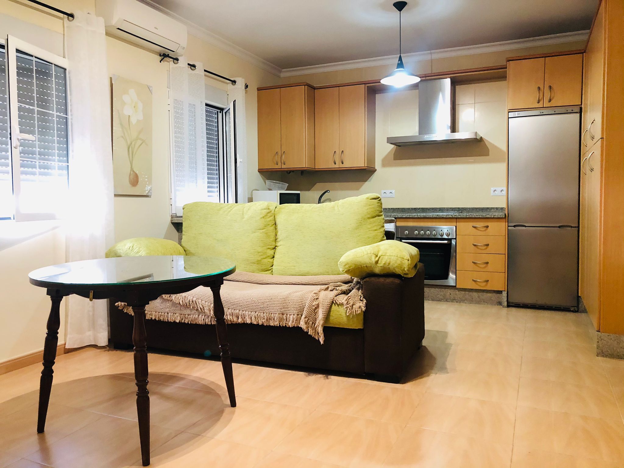 Living room of Apartment to rent in Mérida  with Air Conditioner, Heating and Furnished