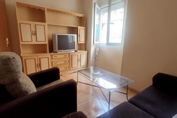 Sala d'estar de Pis en venda en Alicante / Alacant amb Aire condicionat i Moblat