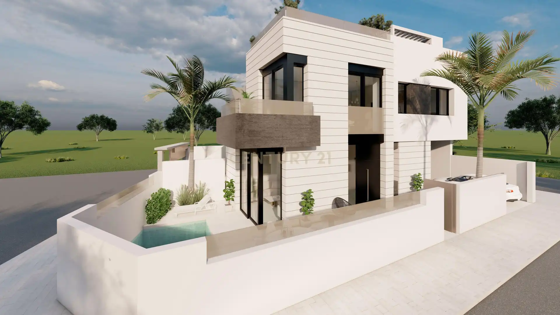 Vista exterior de Planta baixa en venda en Pilar de la Horadada amb Piscina