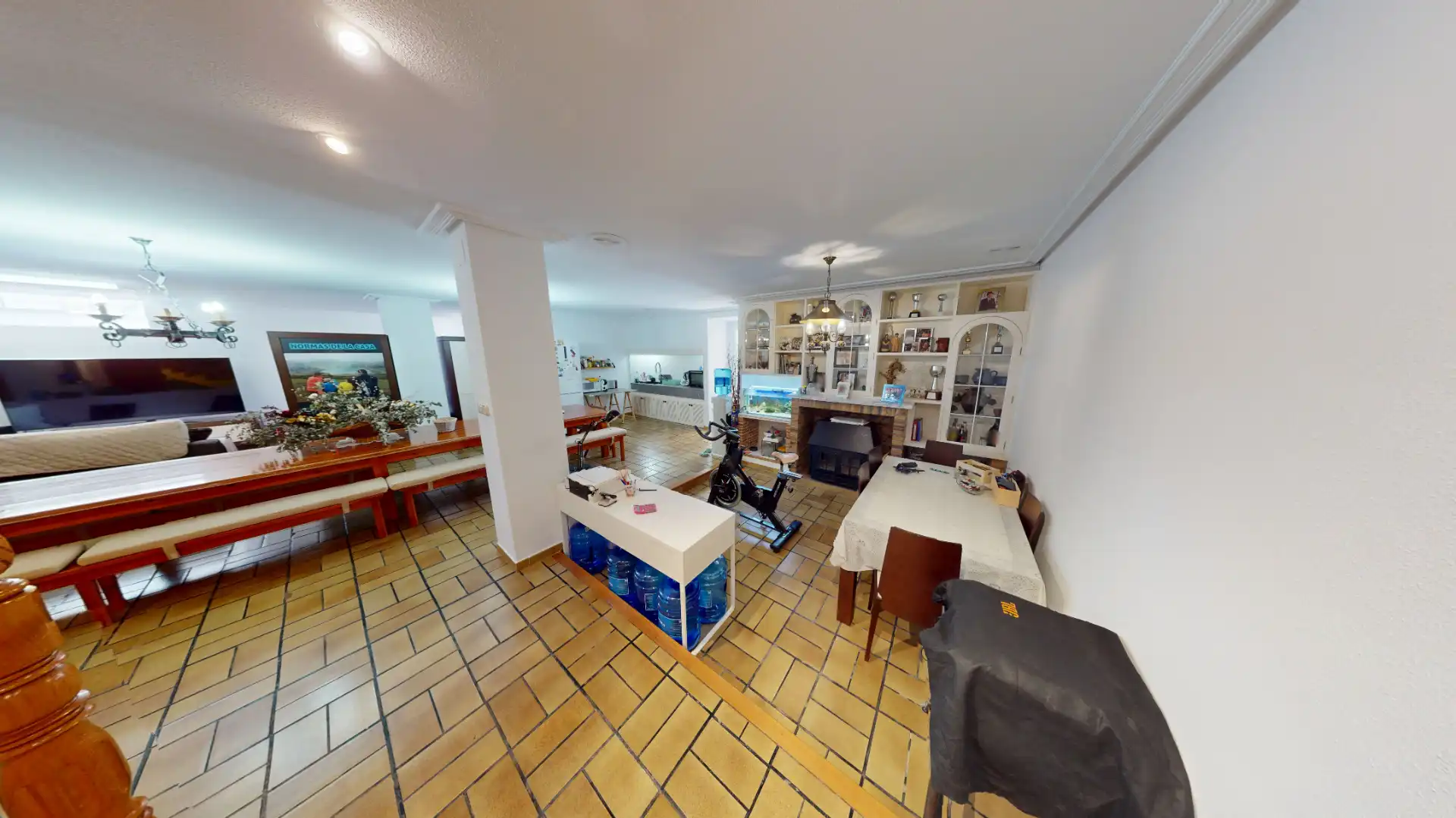 Menjador de Casa o xalet en venda en Elche / Elx amb Aire condicionat, Calefacció i Jardí privat