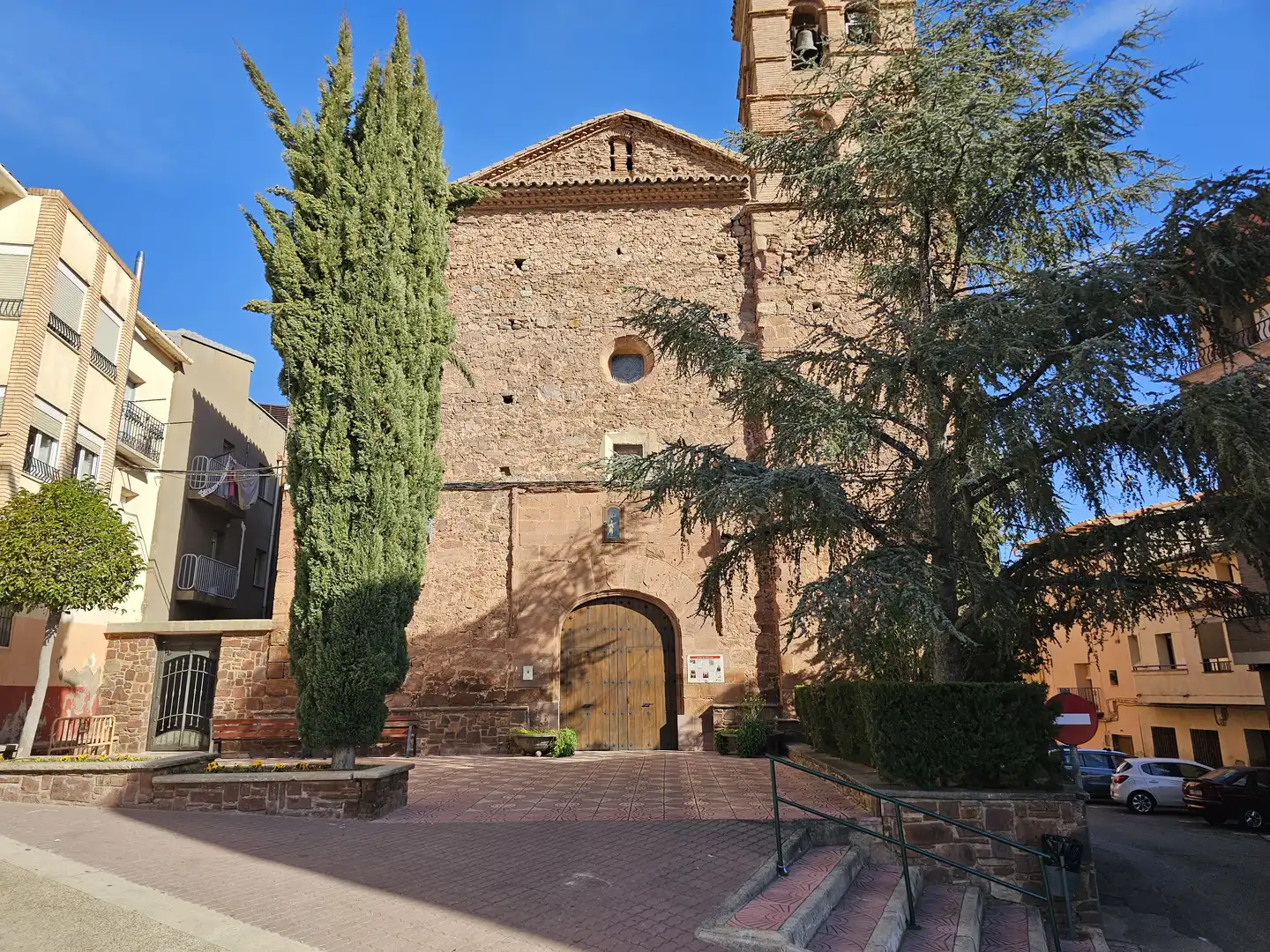 Vista exterior de Casa o xalet en venda en Brea de Aragón amb Balcó