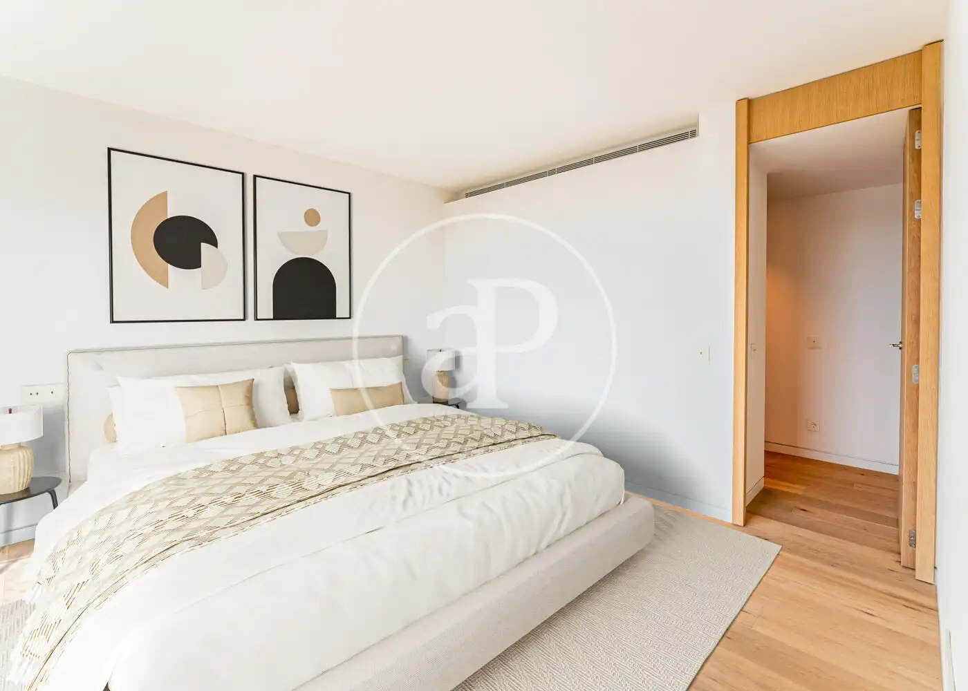 Schlafzimmer von Dachboden zum Verkauf in  Palma de Mallorca mit Klimaanlage, Heizung und Terrasse