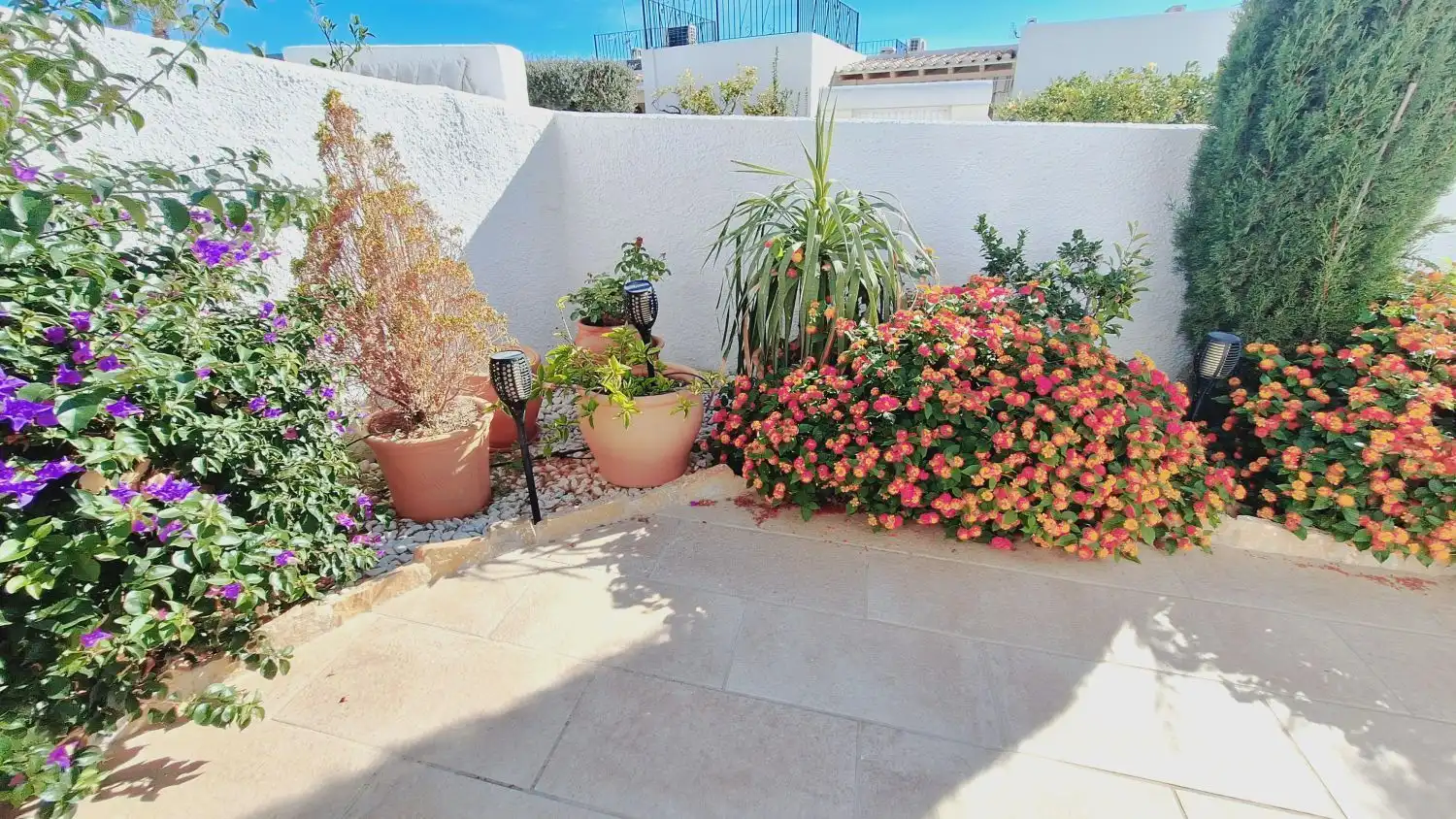 Jardí de Casa adosada en venda en Mojácar amb Aire condicionat, Terrassa i Traster