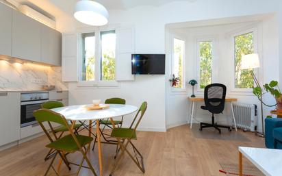 Dining room of Flat for sale in L'Hospitalet de Llobregat  with Air Conditioner, Heating and Parquet flooring
