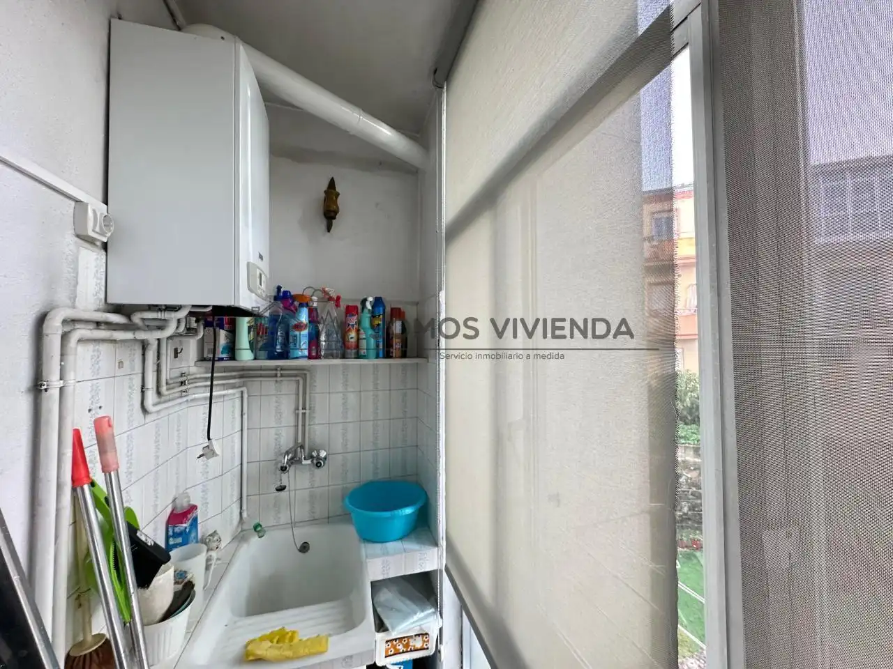 Kitchen of Flat for sale in Ourense Capital   with Heating, Storage room and Furnished