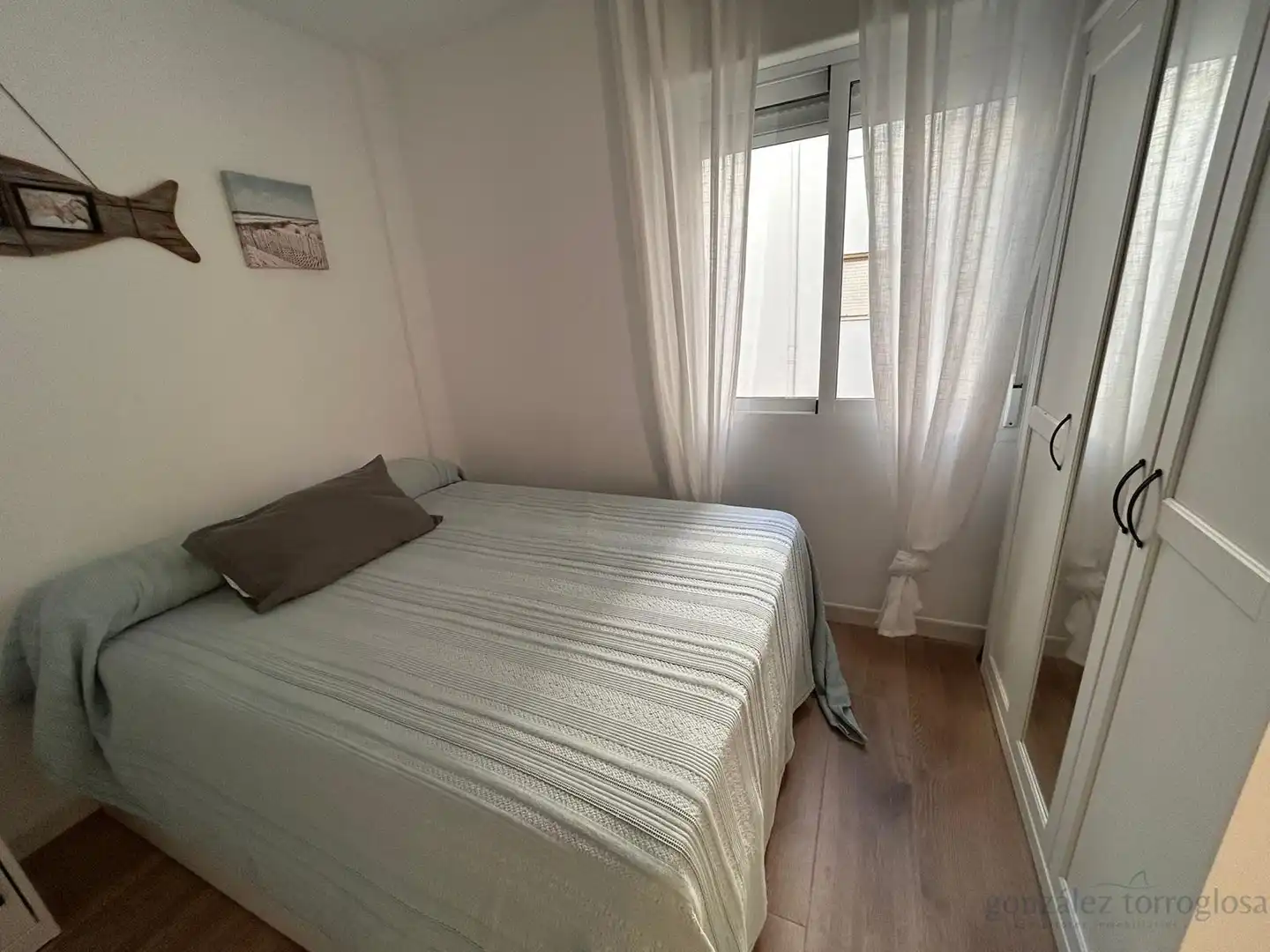 Bedroom of Flat for sale in Águilas  with Air Conditioner, Furnished and Balcony